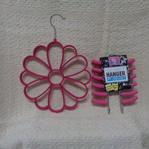 Scarf holder-13 sections,  and Belt hanger -24 pegs